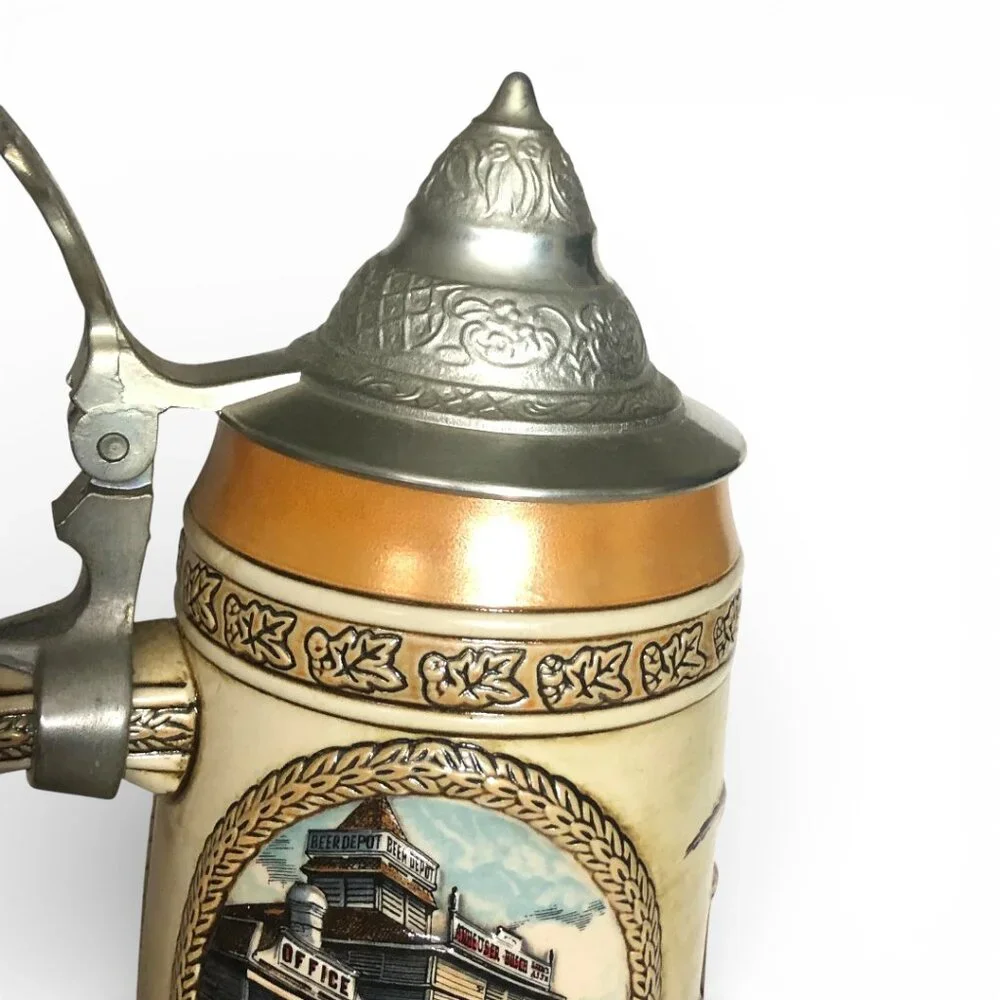 Budweiser Lidded Beer Stein Vintage Limited Edition 